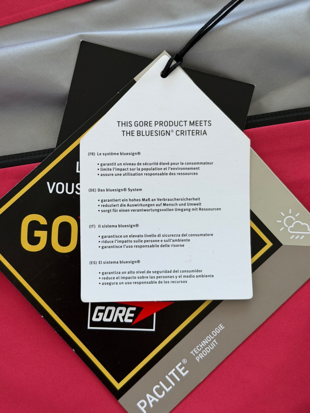 Peak Performance Commuter Gore-Tex Paclite Shell Jacket - Picture 8 of 9